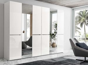 products 01 ALF Artemide Wardrobe 6 Doors White Gloss