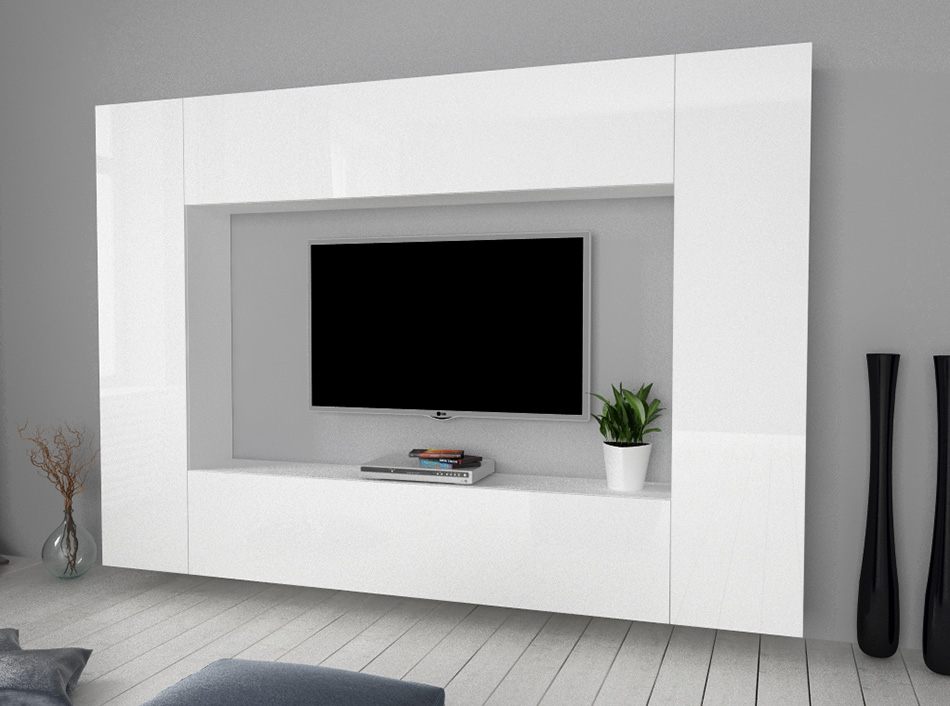 Modern Wall Unit Mary C White | Made in Italy