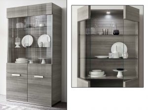products 01 ALF Iris 2 Door Curio Cabinet Italian China