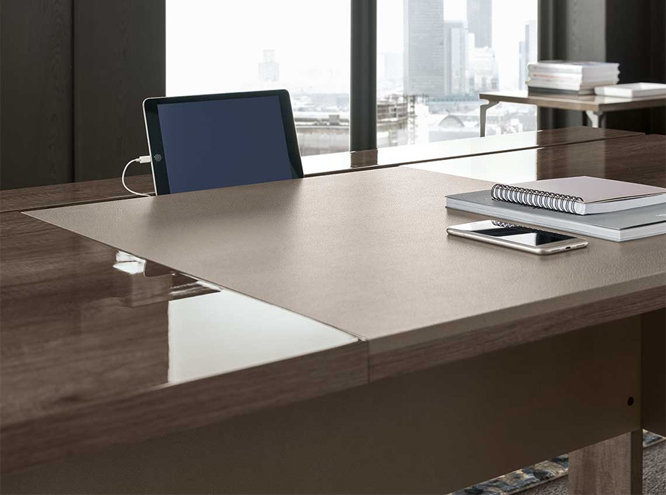 Modern Italian executive unique office furniture Athos by IVM Italy
