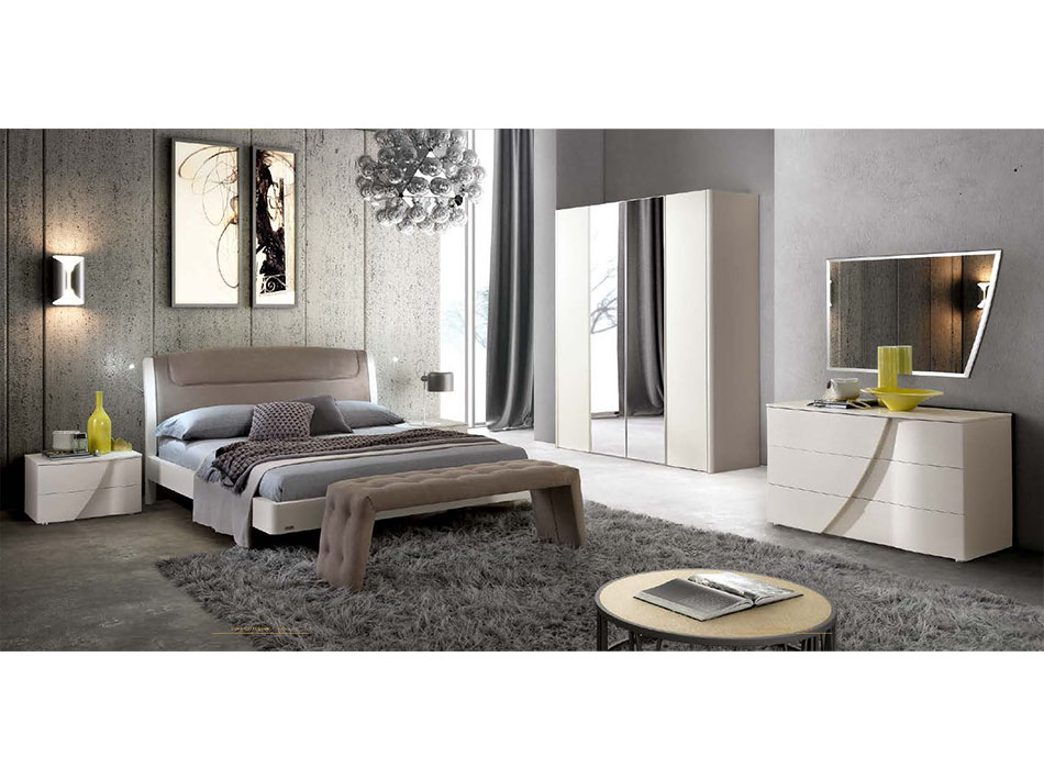EF-Luna White Bed by Camelgroup Italy