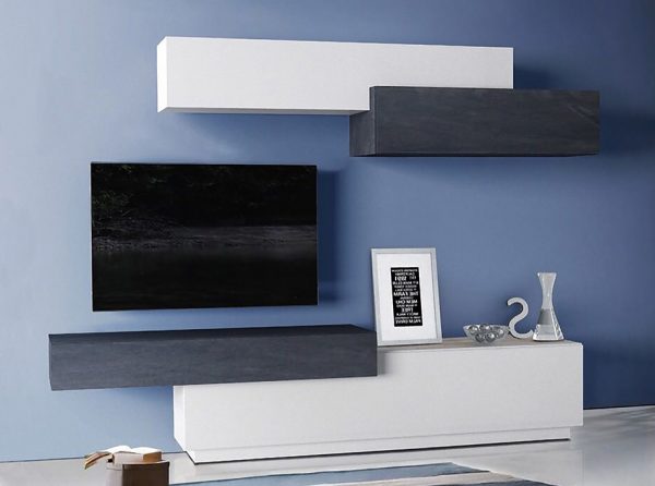 Contemporary Wall Unit CUBIC | Made in Italy