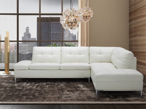Contemporary Leonardo Sectional Sofa by J&M Furniture