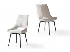 Swivel Dining Chair 1239 Beige Brown