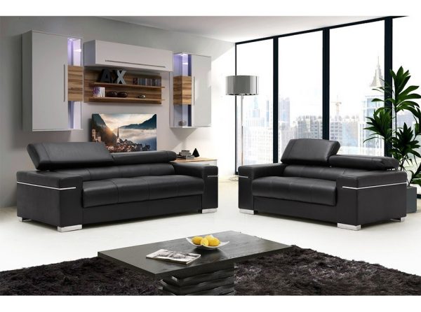 Modern Leather Sofa Soho by J&M Furniture