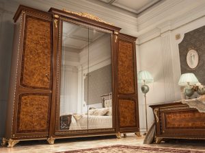 products 01 MobilPiu AIDA Classic Italian Bedroom 4 Door Wardrobe