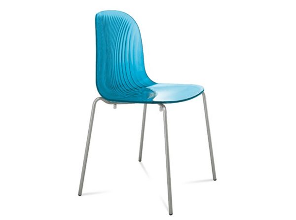 Modern Dining Chair DI-Playa Blue