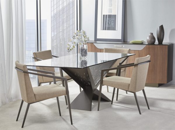Rectangular Glass Dining Table Atlas | Elite Modern
