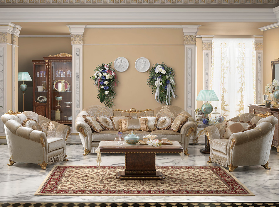 Classic Italian Sofa AIDA by MobilPiu Luxury