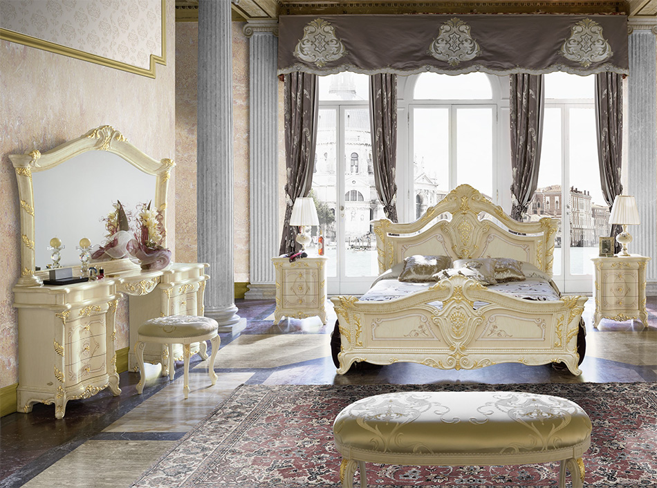 Classic Italian Bed Madame Royale by MobilPiu