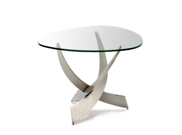 Glass End Table Reef by Elite Modern