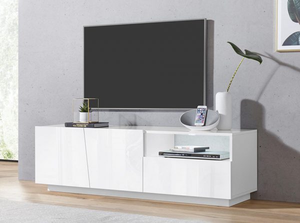 Contemporary TV Stand Lyra 59 Made in Italy