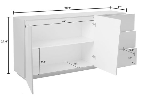 Contemporary Italian Sideboard Lyra 79 - MIG Furniture