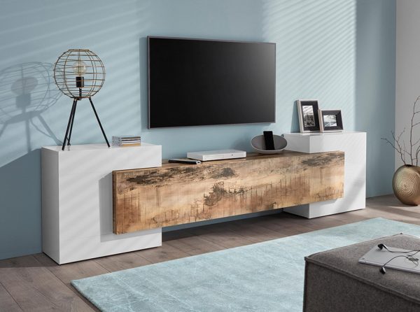 Stylish Contemporary TV Stand New Incastro Low