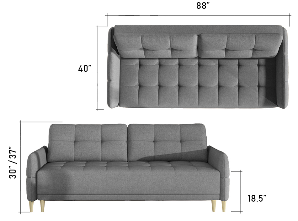 Contemporary Sofa Bed Malmo | Europe - MIG Furniture