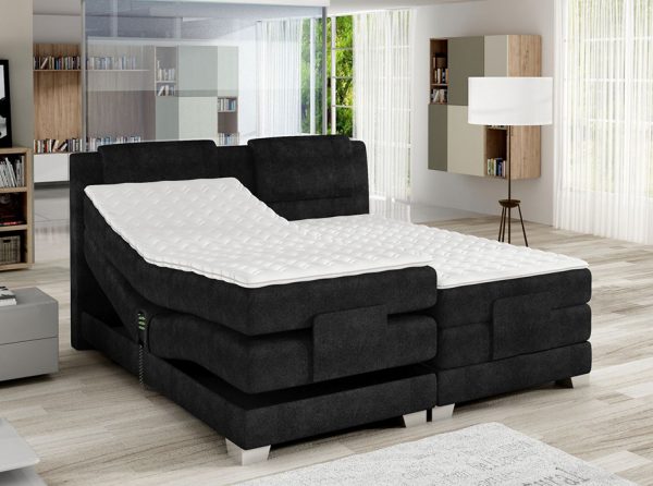 Electric Upholstered Box Spring Bed Wave