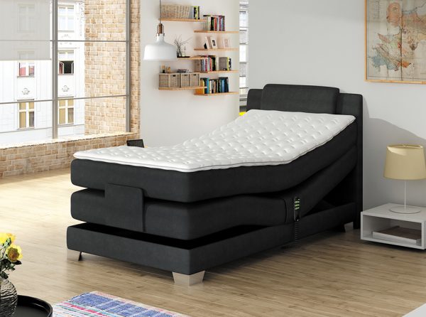 Upholstered Adjustable Box Spring Bed Wave