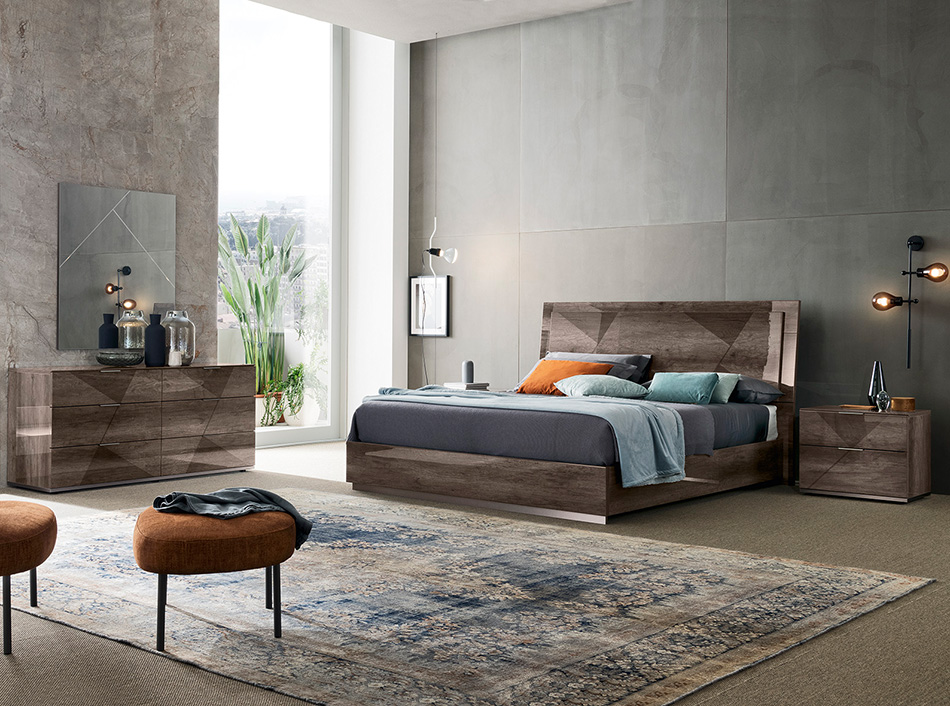 Favignana Modern Italian Bedroom Set by ALF Group