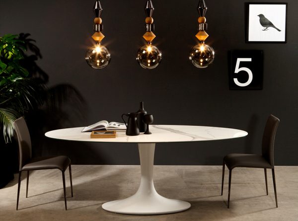 Ceramic Dining Table Imperial by Tonin Casa