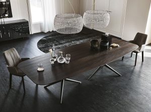 atlantis wood dining table by cattelan italia 1