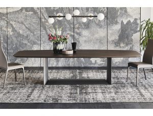 dragon wood dining table by cattelan italia 1