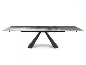eliot crystalart drive dining table by cattelan italia 1