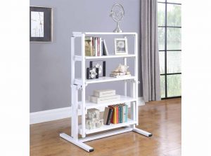 8473 Convertible Dining Table by Chintaly white book