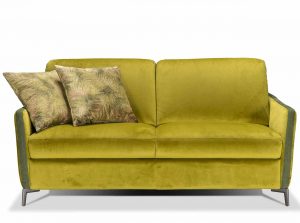 Imola Sofa Bed by Castello Italy Color Yellow