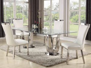 adelle glass dining table by chintaly