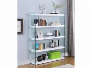 Bookcase 74101 by Chintaly white 1
