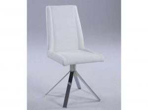 Dana side chair by chintaly white main
