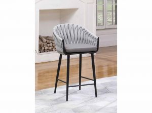 Dina counter stool by chintaly gray main