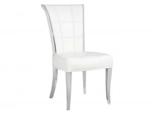 Iris side chair by Chintaly white
