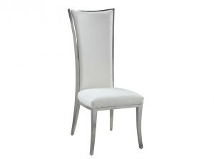 Isabel side chair by chintaly white