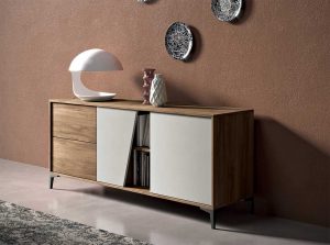 Madia sideboard by spar cognac gray
