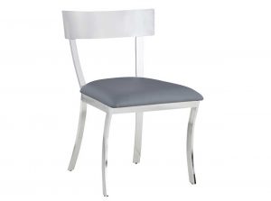 Maiden side chair by chintaly gray