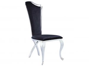 Nadia side chair by chintaly fab black