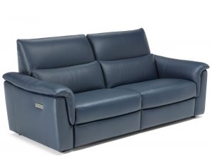 Amorevole C176 fabric leather modern by natuzzi editions sofa blue 1