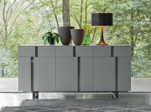 Athena modern sideboard buffet by tomasella italy gray