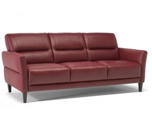 Calore C132 fabric leather armchair modern by natuzzi editions side