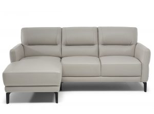Calore C132 fabric leather sectional modern by natuzzi editions side