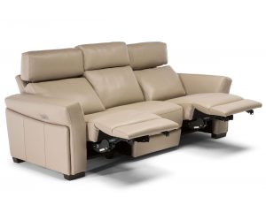 Gioviale c114 leather sectional sofa by natuzzi editions beige modern sofa recliner