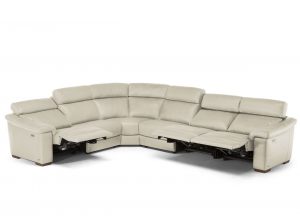 Giulivo c115 leather sectional sofa by natuzzi editions beige recliner white
