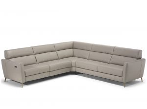 Greg C200 fabric leather modern by natuzzi editions sectional sofa