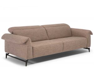 Leggiadro C143 fabric leather modern by natuzzi editions sofa pink