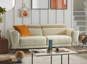 Lieto C160 fabric leather modern by natuzzi editions sofa