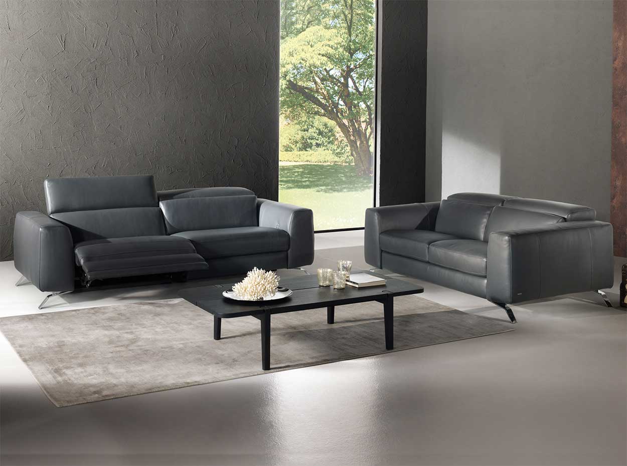 Pensiero B795 Recliner Sofa by Natuzzi Editions - MIG Furniture