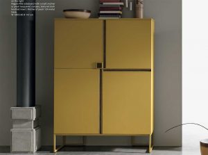 Regolo modern sideboard buffet by tomasella italy highboard yellow