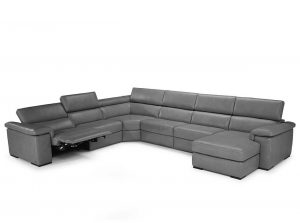 Solare b817 sectional leather sofa by natuzzi editions