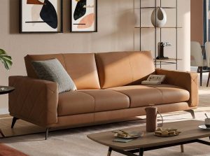 Wessex C198 fabric leather modern by natuzzi editions sofa vintage room